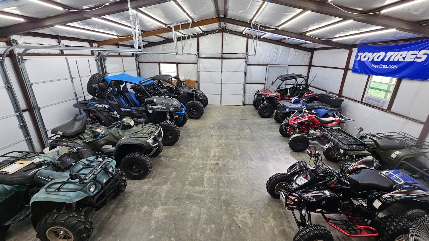 Inside Chevs Garage